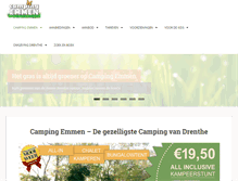 Tablet Screenshot of campingemmen.nl